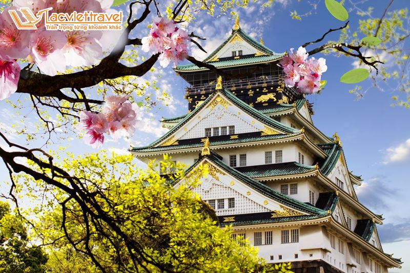 Lâu đài Osaka - du lịch Nhật Bản tết dương lịch